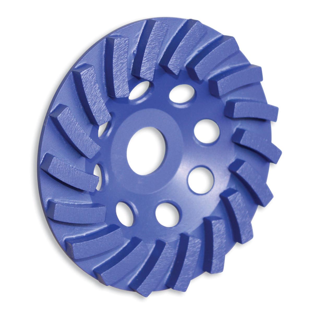 Tusk Segmented Turbo Cup Grinding Wheel - 125 X 8 X 12T X 22.23 Middle Bond 80/100