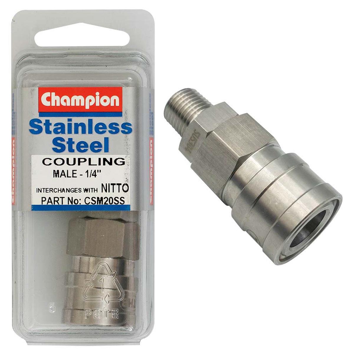 Champion 1/4in Male Coupling Nitto Interchange -304/A2