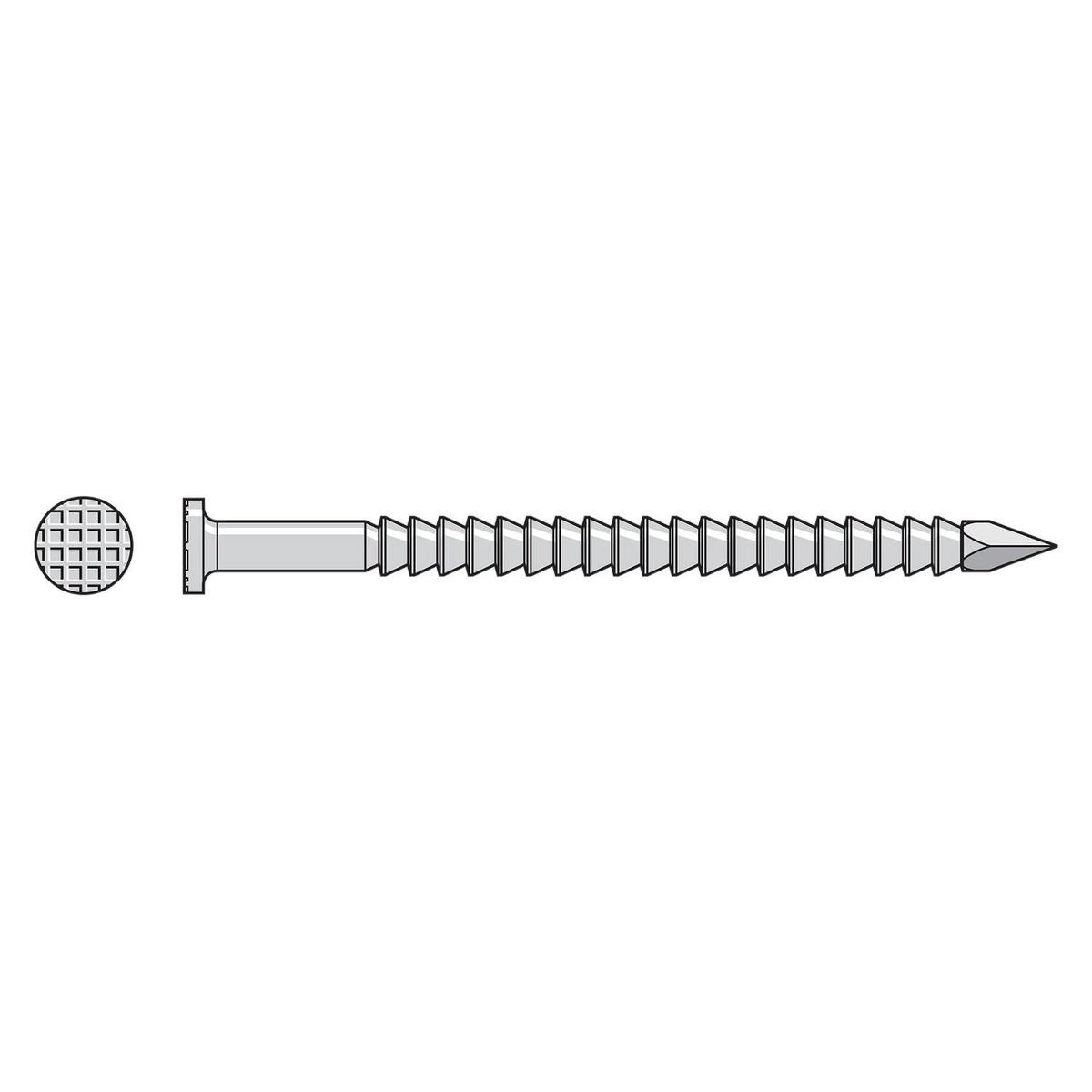.072" x 1-3/4" Simpson T5ACDRWVR1 Steel Cedar Trim Nail - 316 Stainless Steel, Pkg 1 Lb