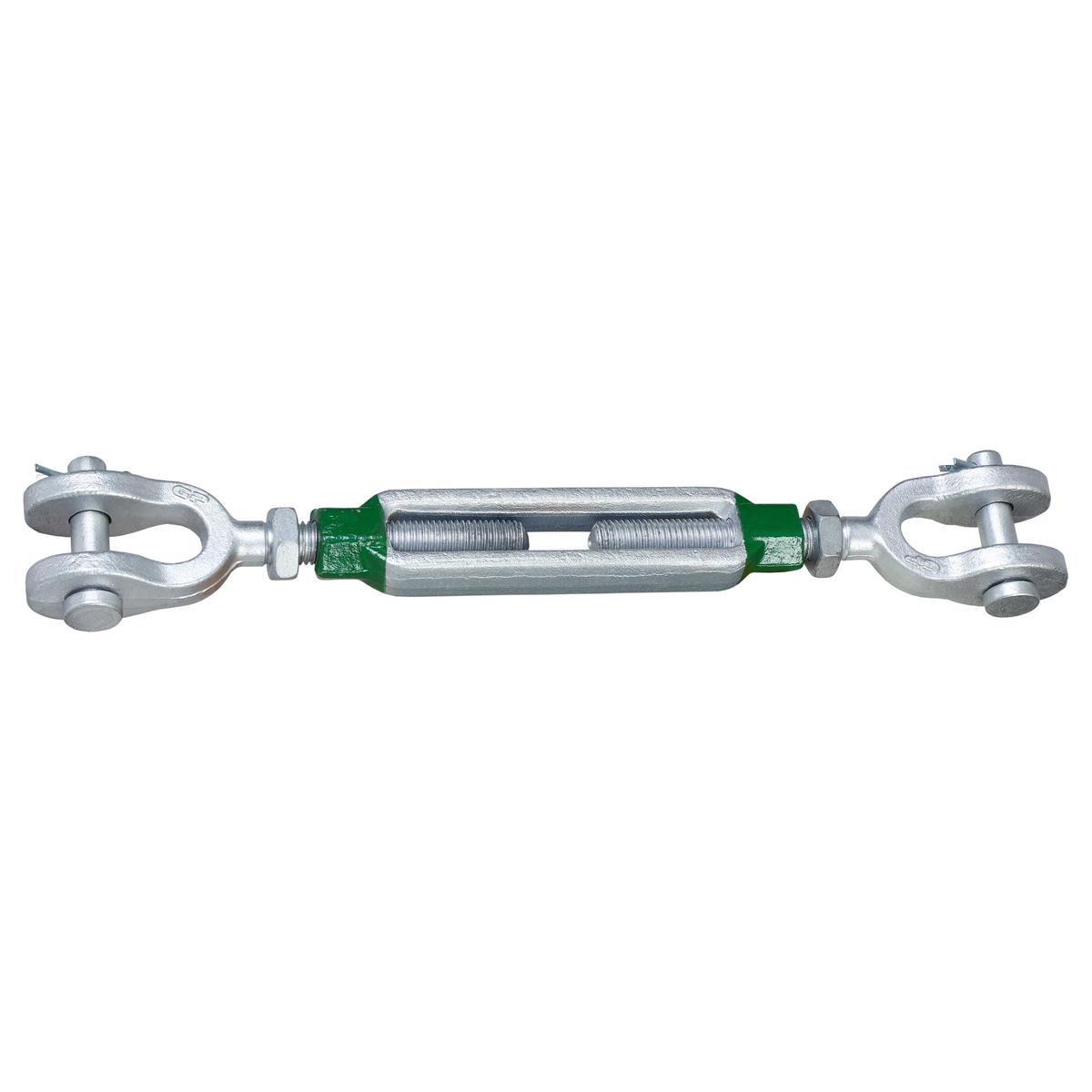 2" x 24" Van Beest Jaw & Jaw Galvanized Turnbuckle - G-6313