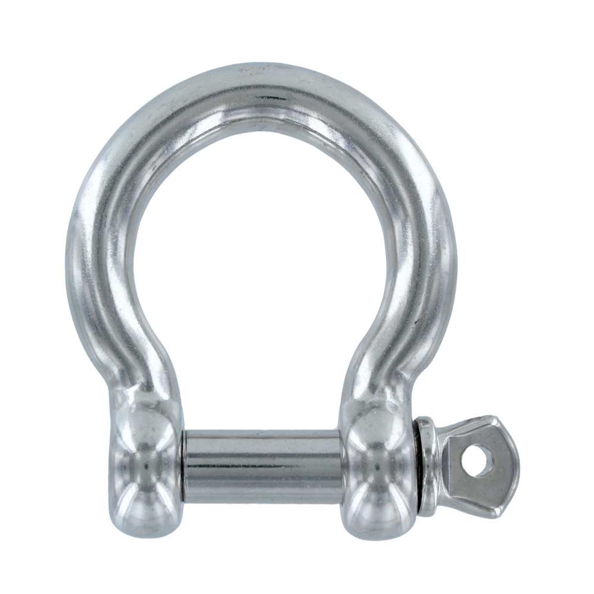 1-1/4" Screw Pin Bow Shackle Stainless Steel