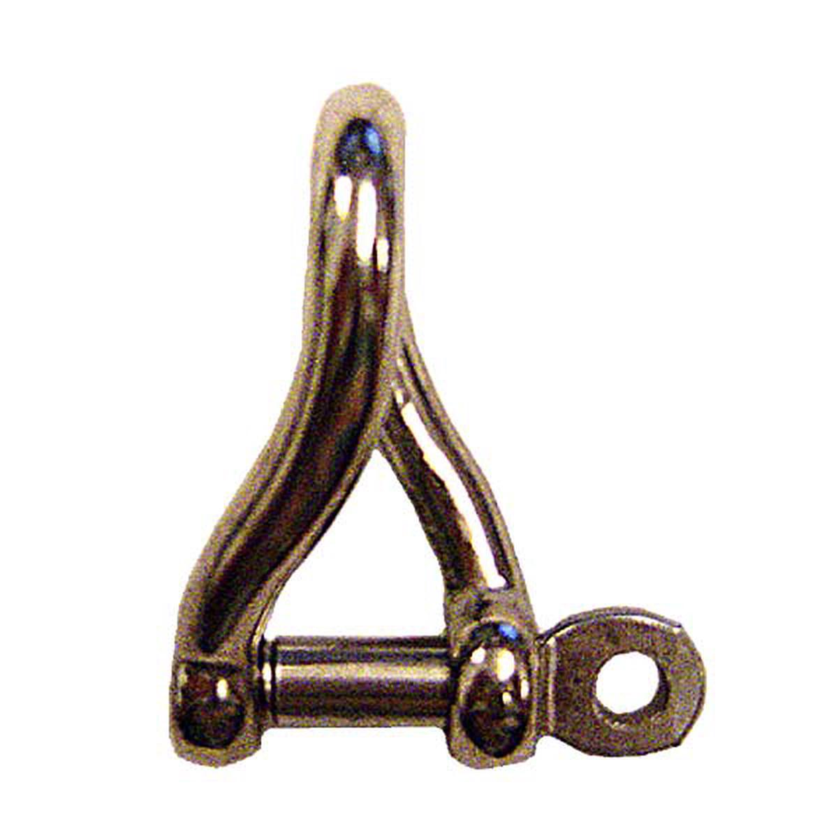 3/8" Screw Pin Twisted Shackle Stainless Steel