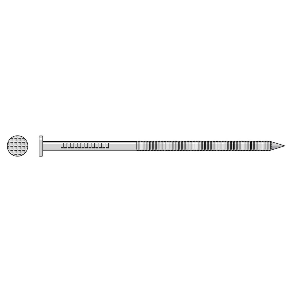2-1/2" - 12 Gauge Redwood Decking Nail - 304 Stainless Steel, 1 lb. Pkg