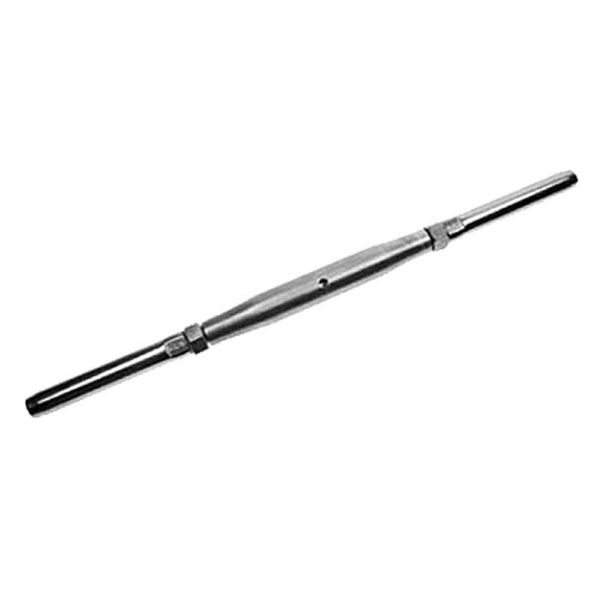 5/16" x 4-3/16" Swage Stud & Swage Stud Stainless Steel Turnbuckle | 1/4" Cable