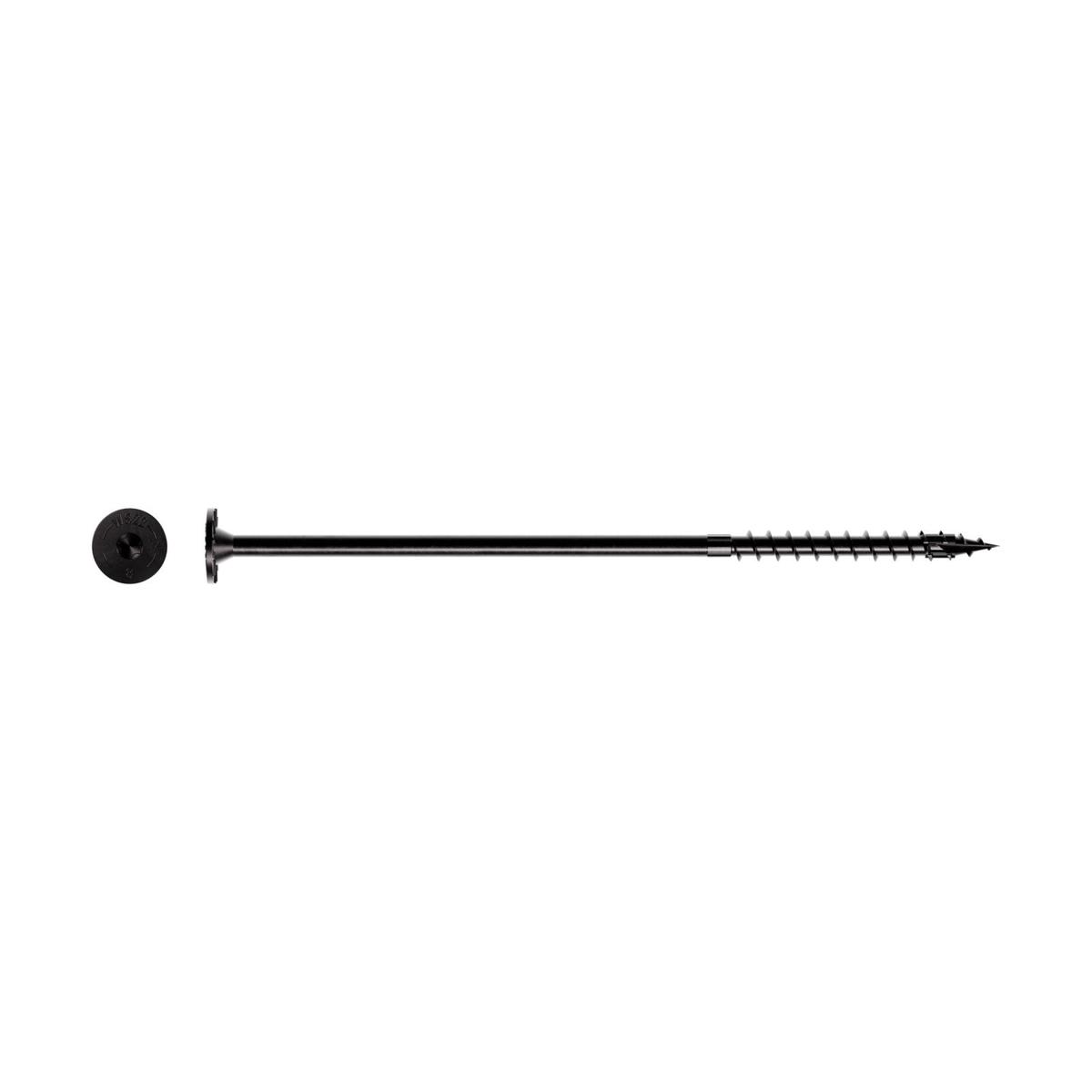 0.220" x 8" Strong-Tie SDWS22800DBB-RP1 Timber Screw - Double Barrier Coating, Black | Qty. 1