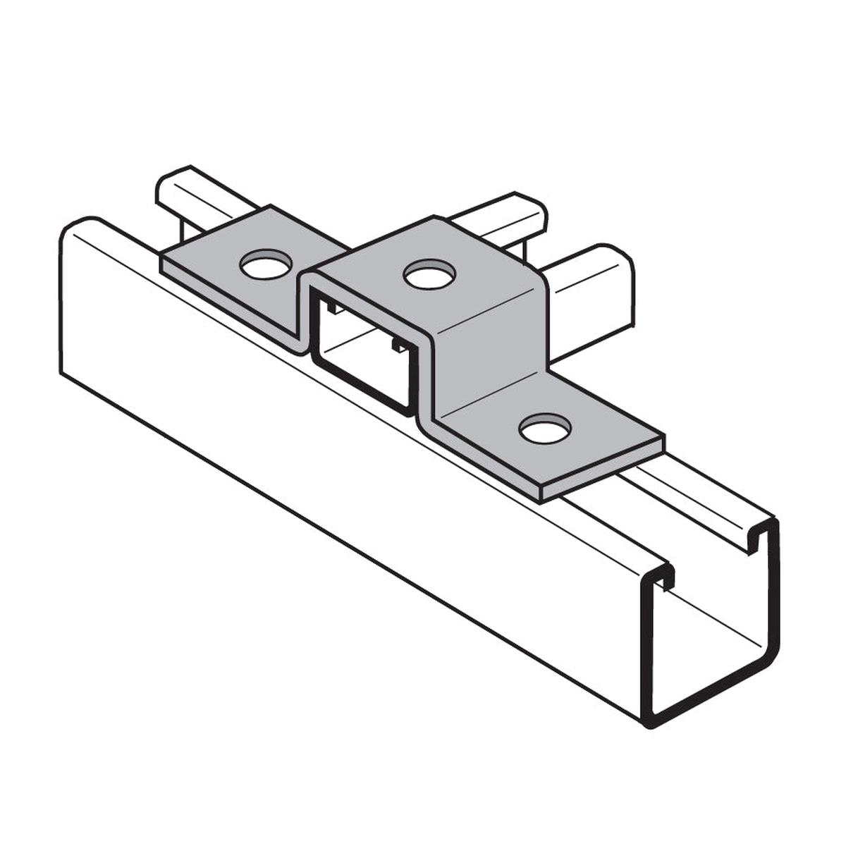 U Fitting For 4-7/8" Channel Height - Electro-Galvanized