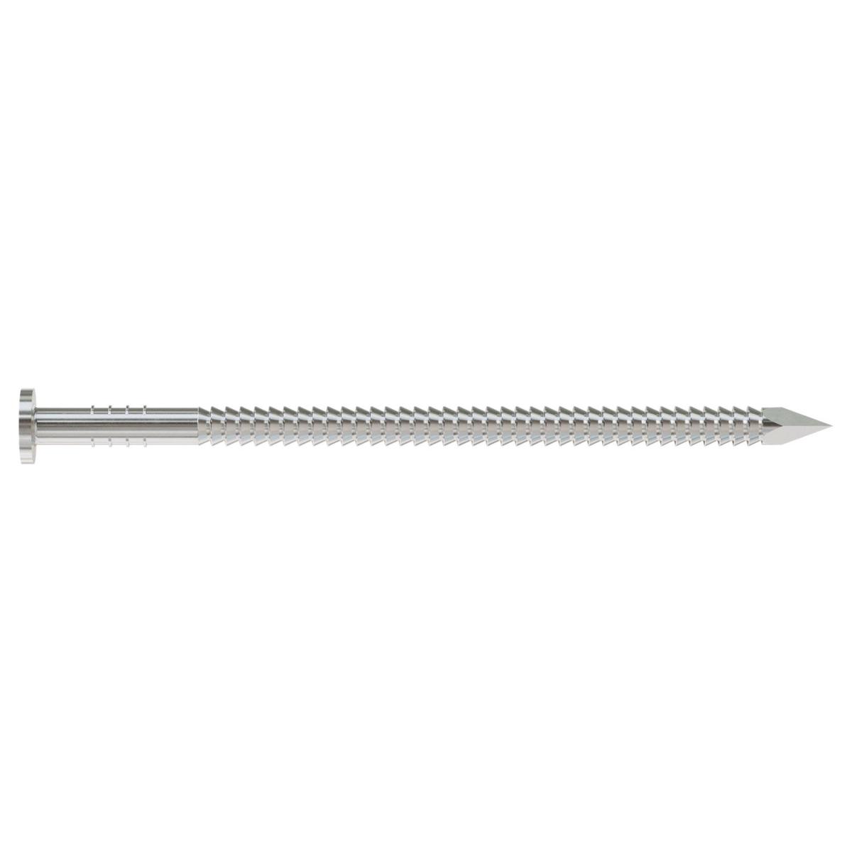 1" - 15 Gauge Annular Ring Shank Common Nail - 316 Stainless Steel, 25 lbs