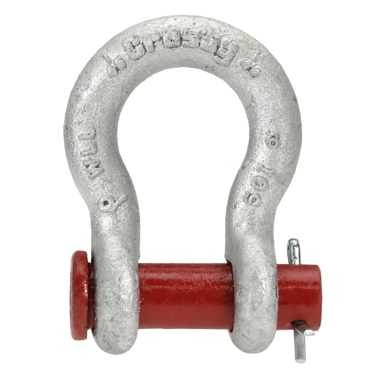 5/16" Crosby Round Pin Anchor Shackle | G-213 - 0.75 Ton