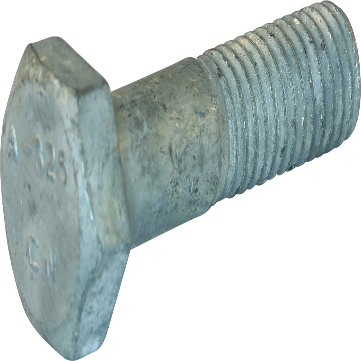 1 1/8-7 x 3 A325 Type 1 Heavy Hex Bolt Hot Dipped Galvanized - Bulk Keg (170)