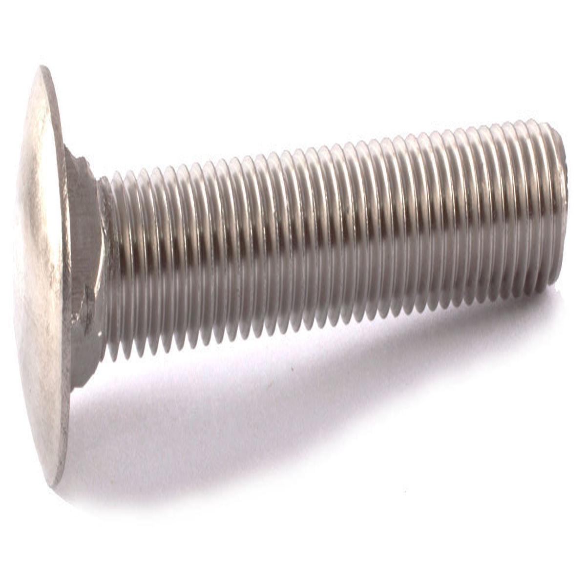 1/2-13 x 1 1/4 Carriage Bolt 18-8 (A2) Stainless Steel