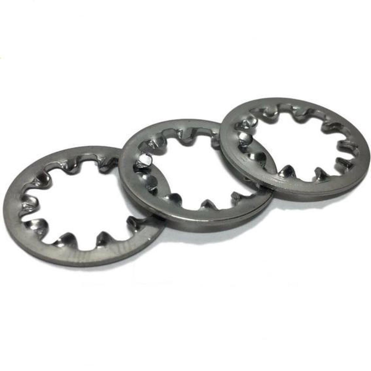 3/8" Lock Washer Internal Tooth 410 Stainless Steel