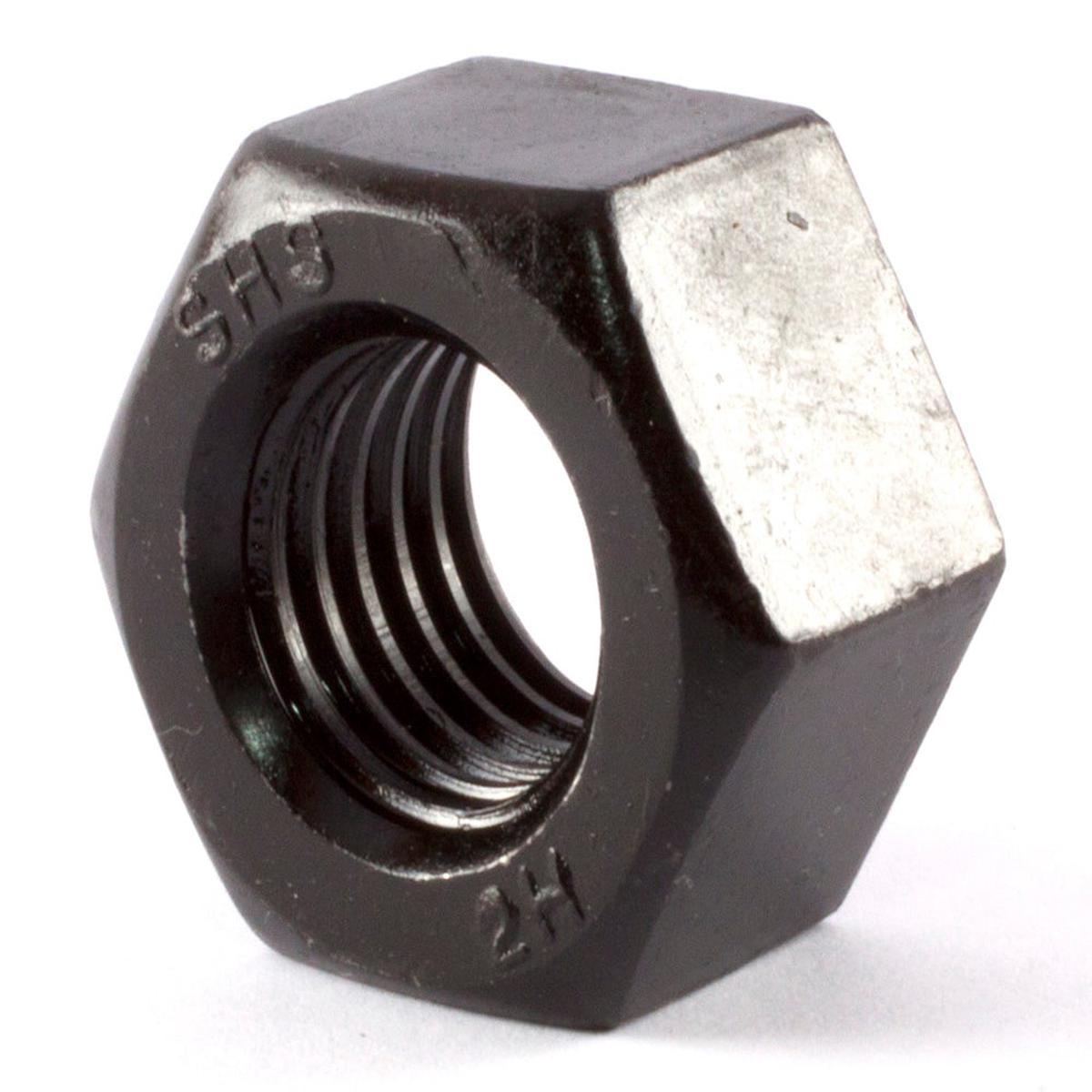 1-8 A194 2H Heavy Hex Nut Plain Domestic USA - Bulk Keg (450)