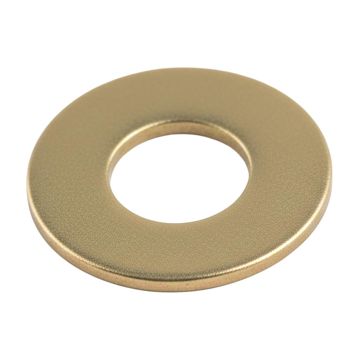 1 SAE Flat Washer Med Carbon Through Hardened Yellow Zinc Domestic USA - Carton (400)