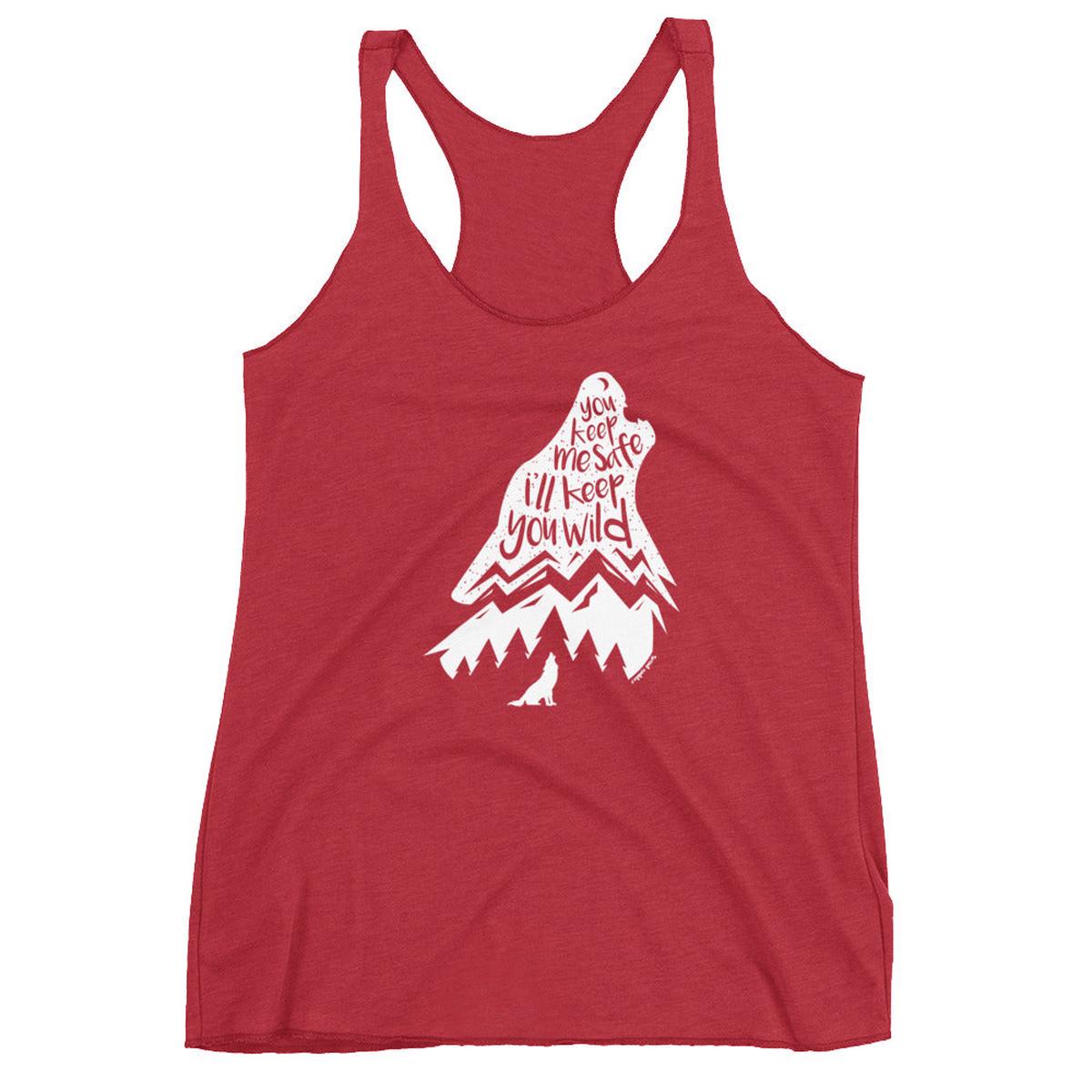 Wild Wolf Women's Tank - Vintage Red | XS