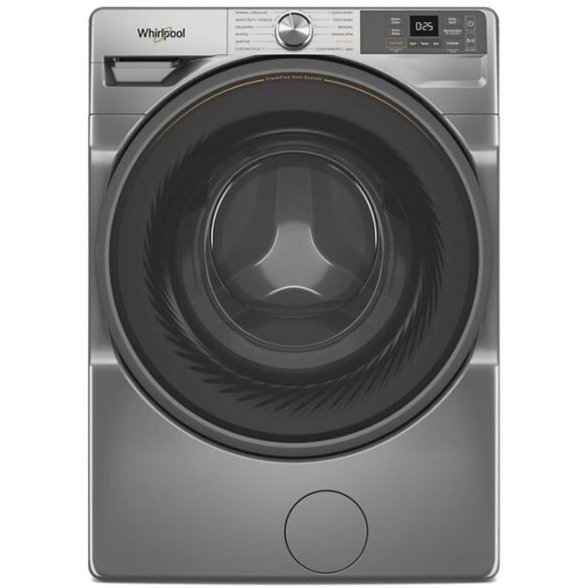WFW5720RR - WASHERS - Whirlpool - Front Loading - Silver - Open Box