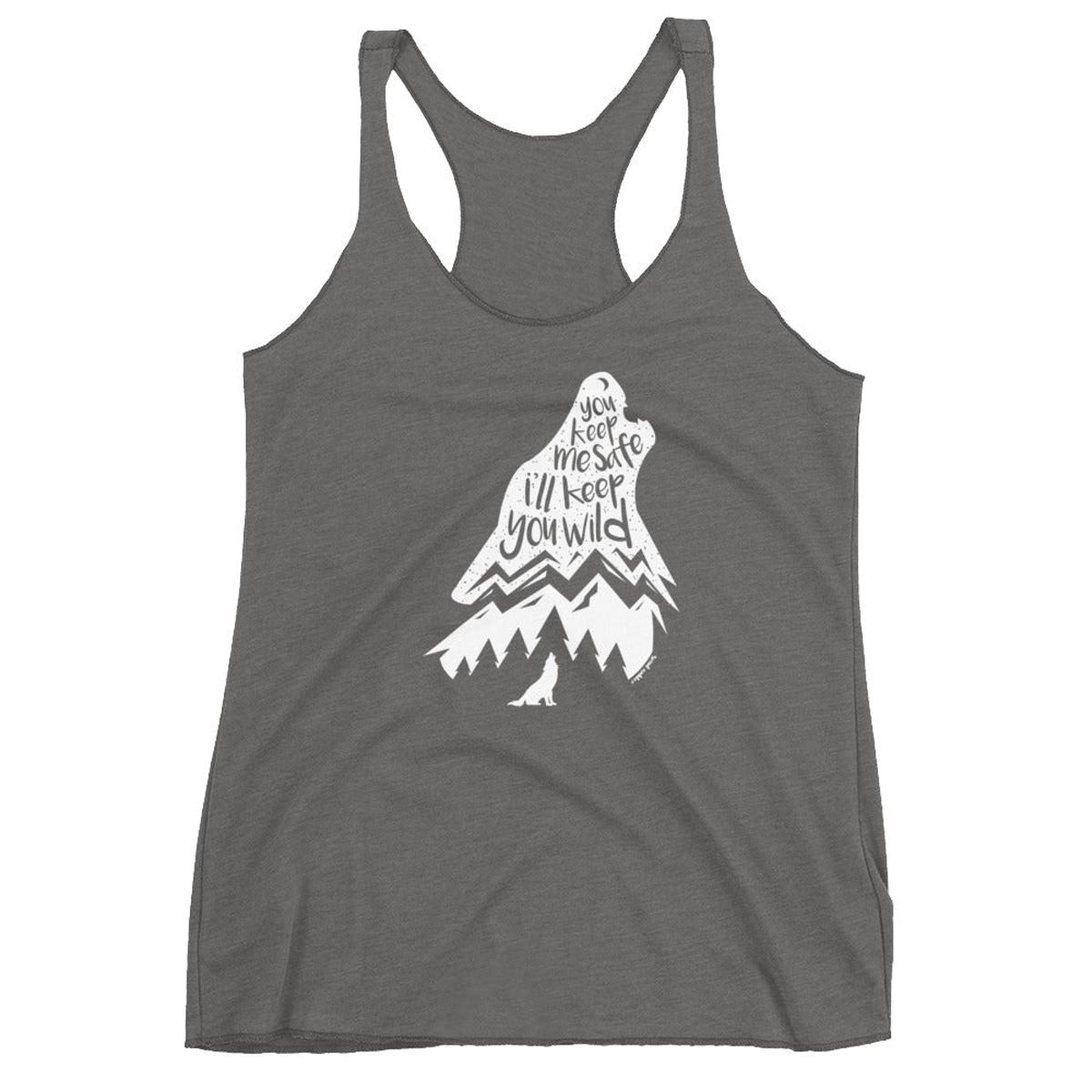 Wild Wolf Women's Tank - Premium Heather | XS