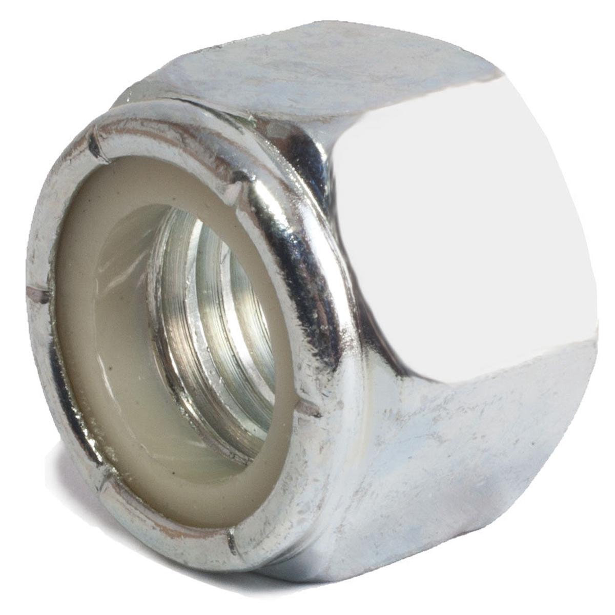 1-14 Nylon Insert Locknut Zinc Plated
