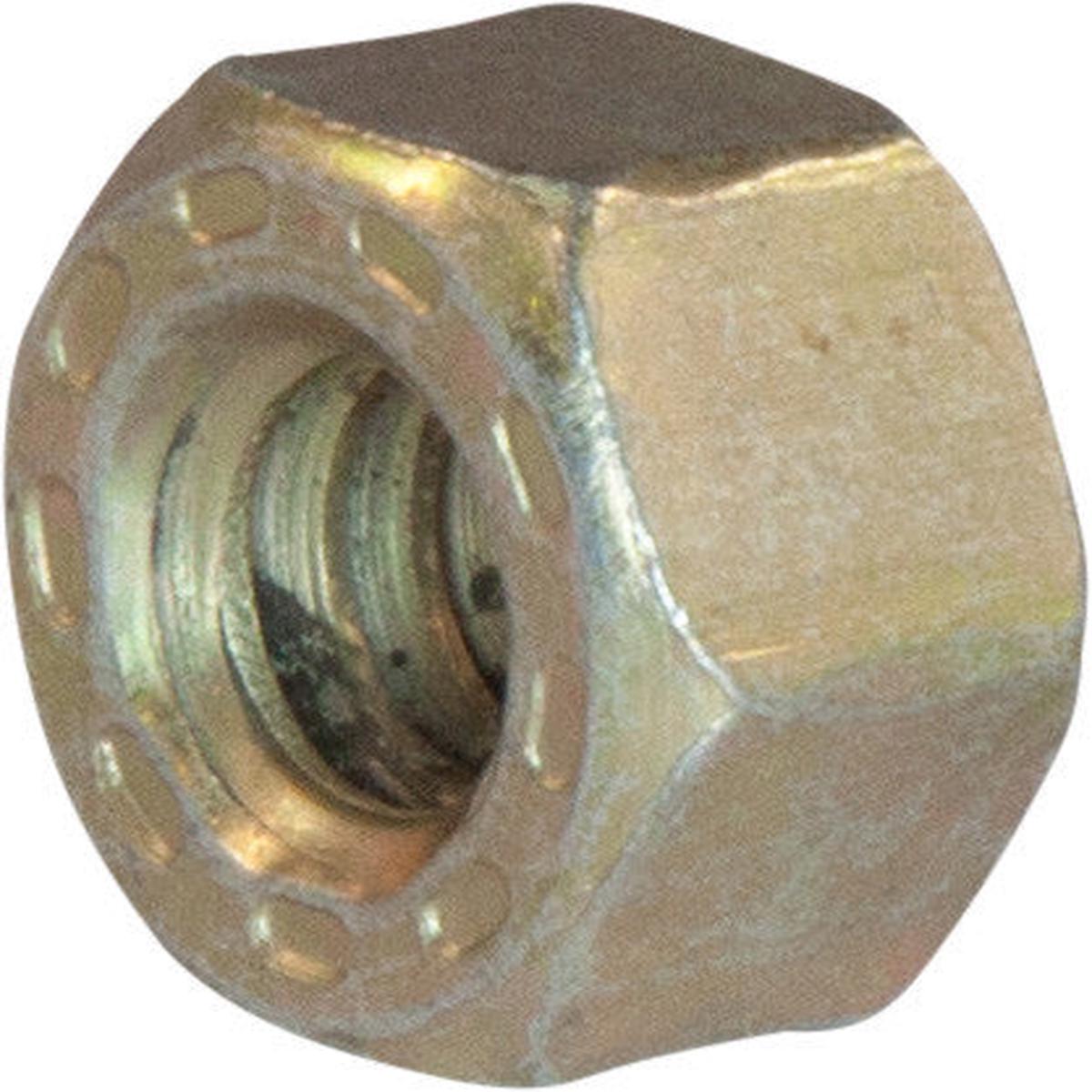 1-14 L9 Hex Nut Alloy Cadmium Yellow and Wax Coated Domestic USA (10)