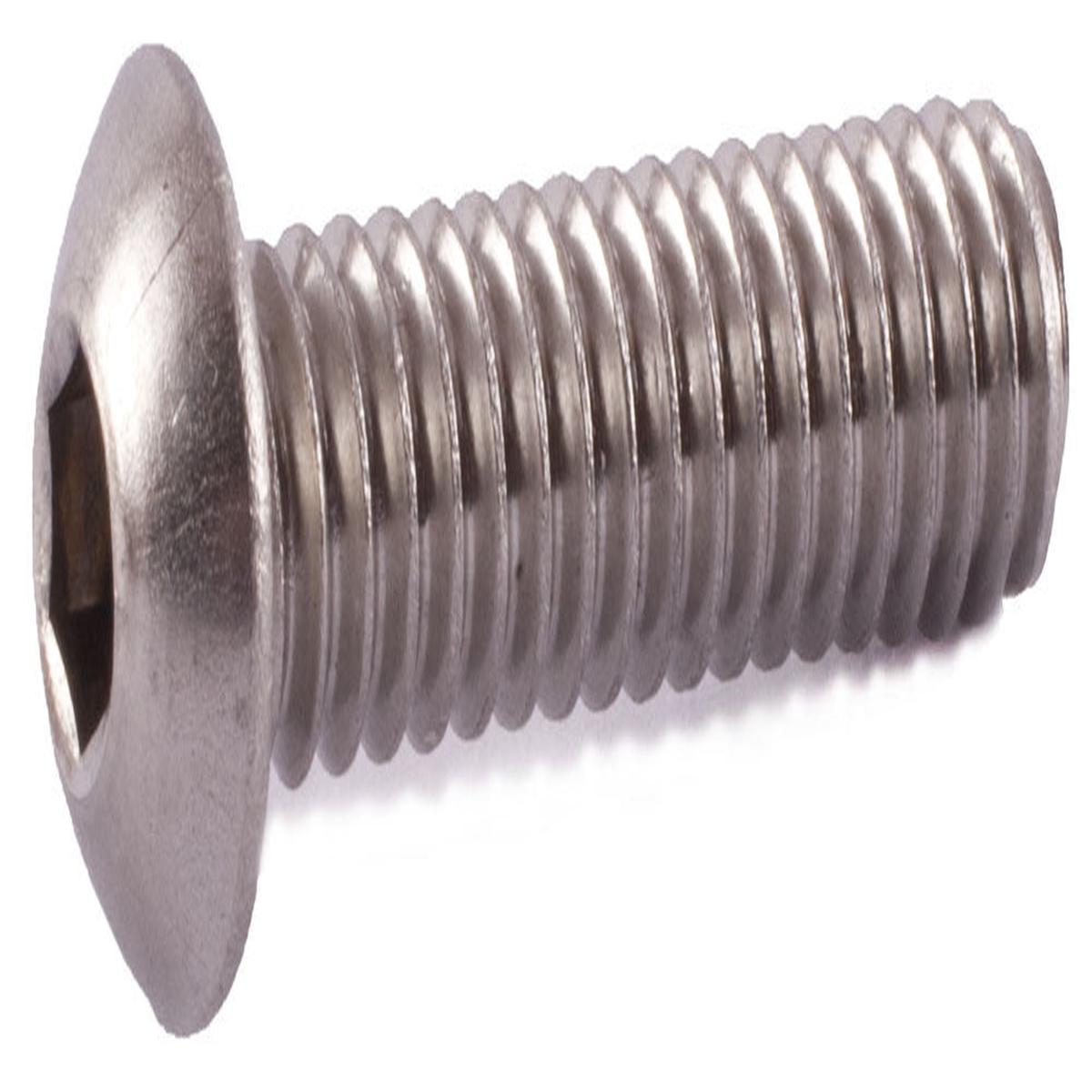 1-64 x 3/8 Button Socket Cap Screw 18-8 (A2) Stainless Steel