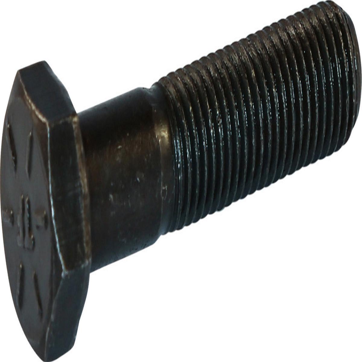 1 1/8-7 x 3 Grade 8 Hex Cap Screw Plain Domestic USA (6)