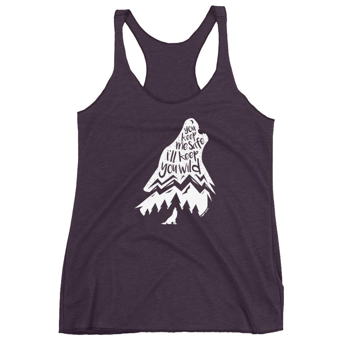 Wild Wolf Women's Tank - Vintage Purple | XS