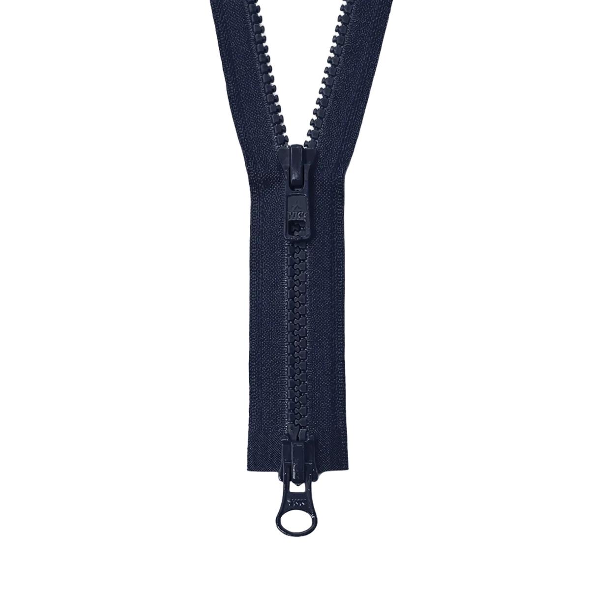 YKK VISLON #5VS Plastic Two-Way Open End Zipper  Dark Navy 233 (5 Sizes)