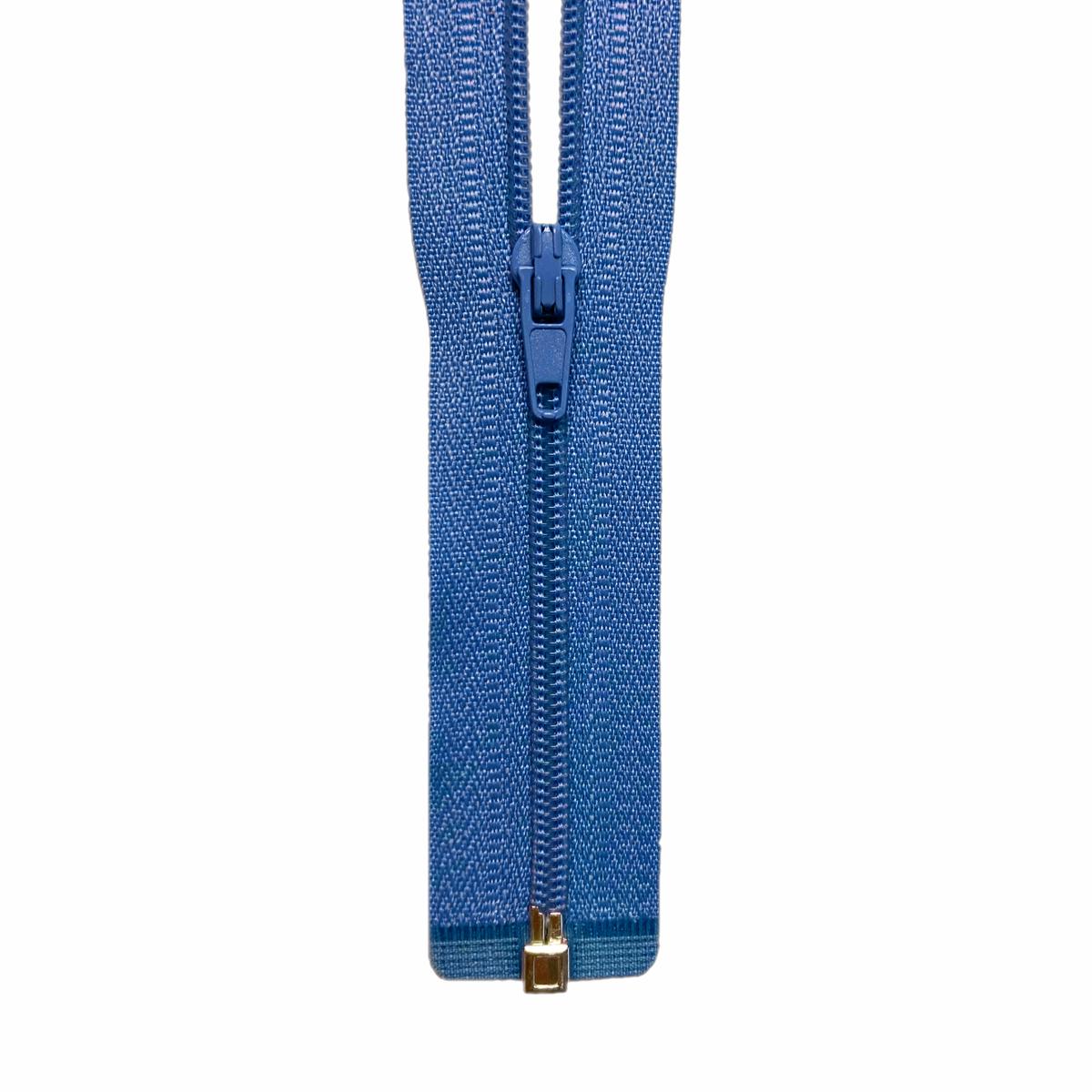 24" #3 Coil One-Way Separating Zipper - Blue