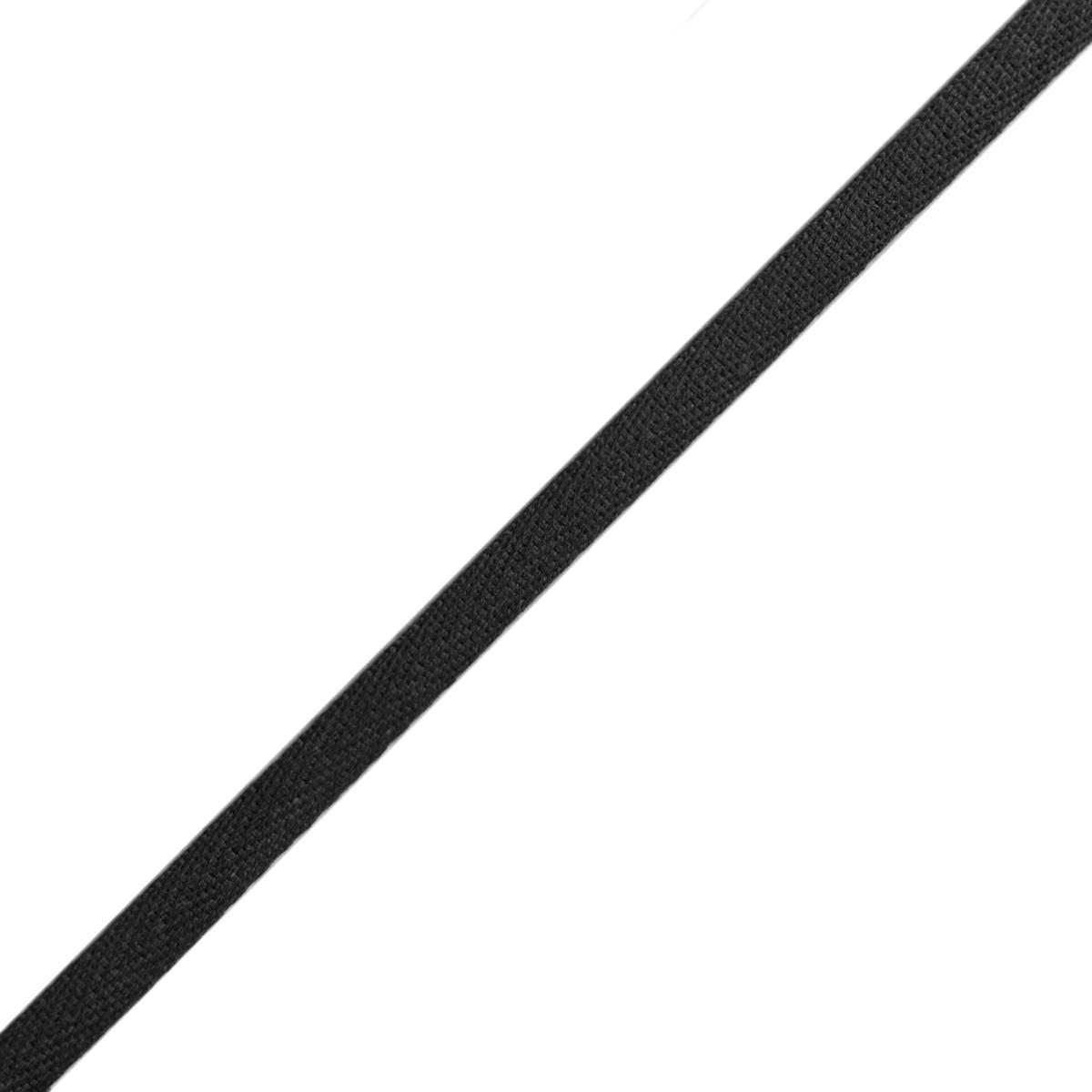 3/8" Twill Tape Draw Cord (by the yard) - Black 1