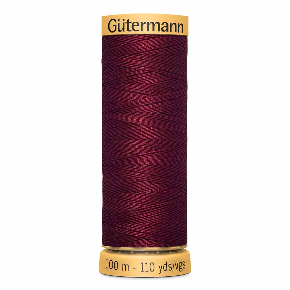 GTERMANN 100% Cotton Thread - 100m (39 Colours) - Burgundy