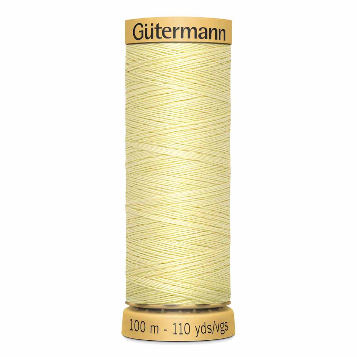 GTERMANN 100% Cotton Thread - 100m (39 Colours) - Light Yellow