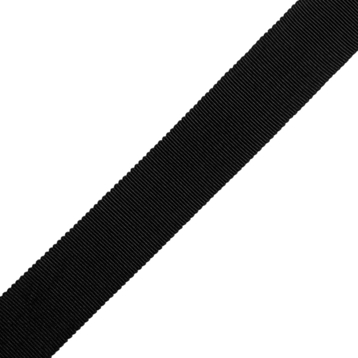 Petersham Ribbon - Black (50 yard Roll) - 1.5"