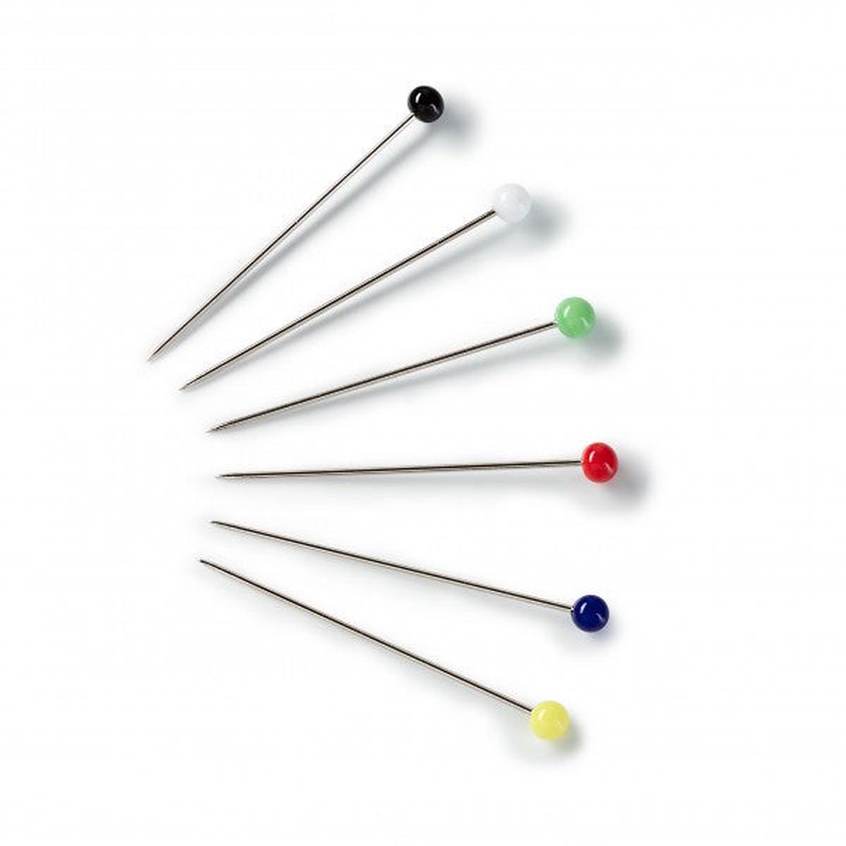 PRYM 1.25" Colour Glass-Headed Pins - 20g