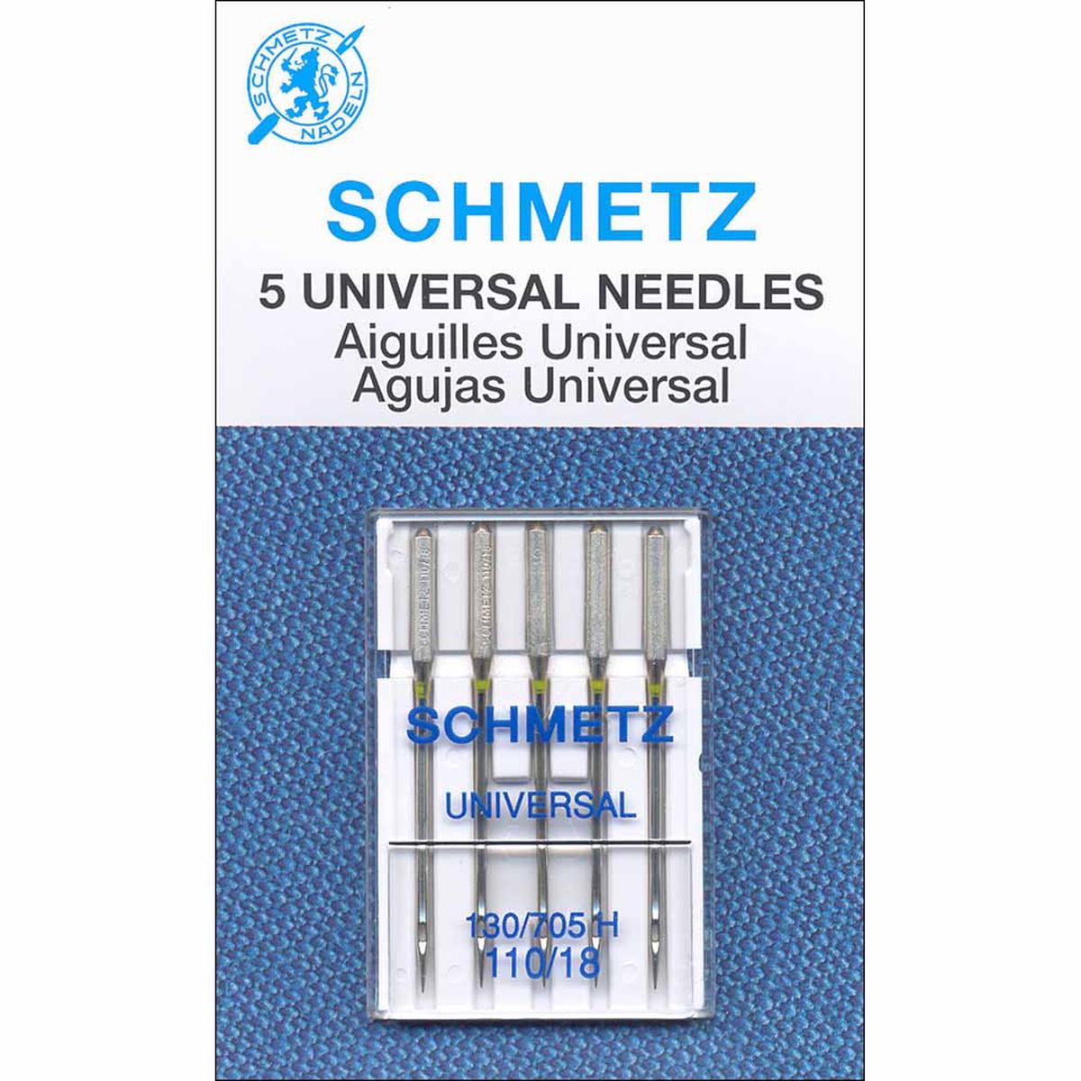 SCHMETZ Universal Domestic Sewing Machine Needles - 110/18