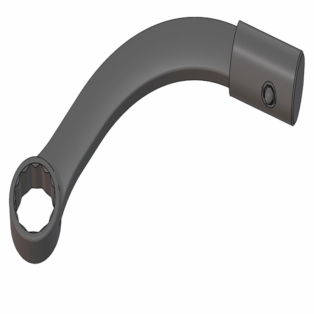 TORQUE WRENCH ADAPTER - 13MM CURVED BOX END (Y-SHANK)