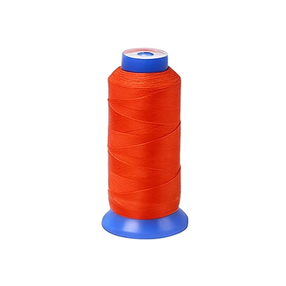 Waxed Twisted Polyester Thread - 18 Colours (500 Yards) - Orange