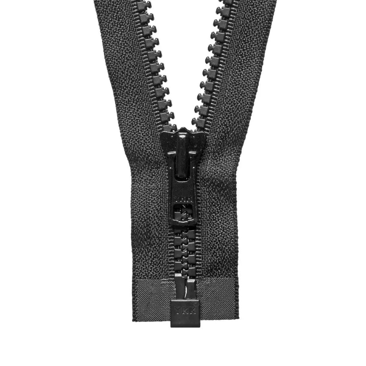 YKK VISLON #8VS Plastic One-Way Open End Zipper - Black