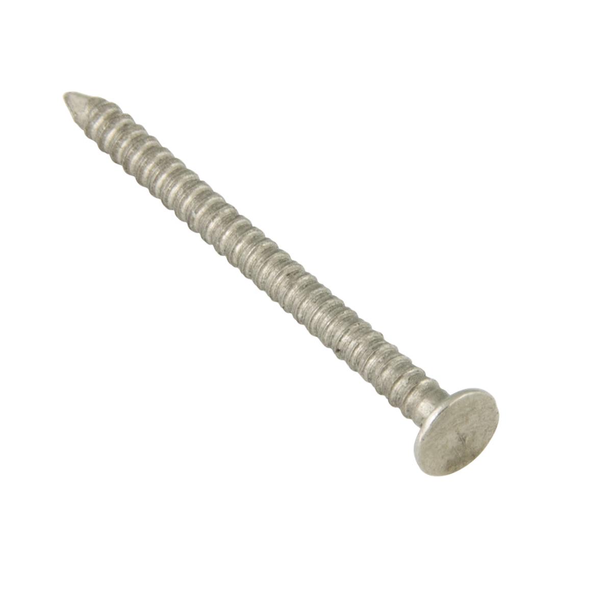 Annular Ring Shank Common Nail 6 GA x 4" LONG 316 Stainless Steel