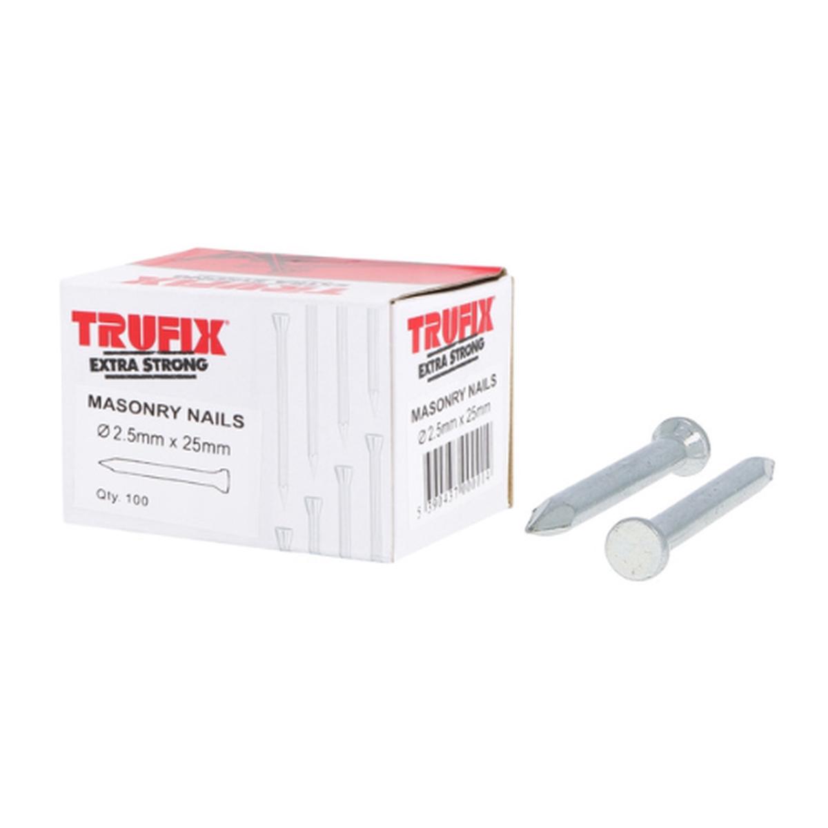 Trufix 3.5 x 100mm Masonry Nails (100pk)