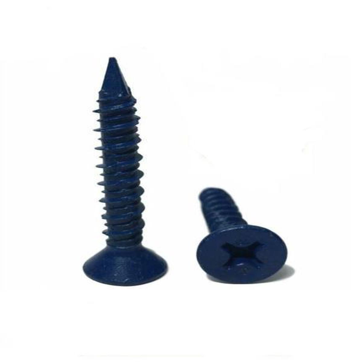 1/4" X 2 1/4" Flat Head Concrete Masonry Tapcon Anchor Screw