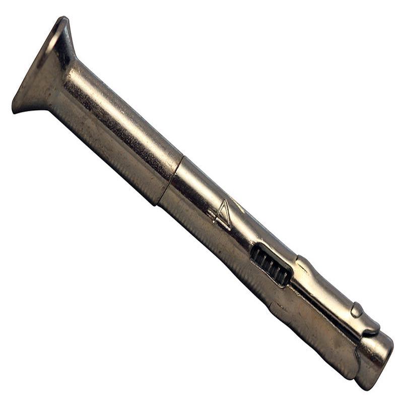 [100 PKG] Sleeve Anchors Flat 304 Stainless Wej-It Sleeve-TITE 1/4 X 2