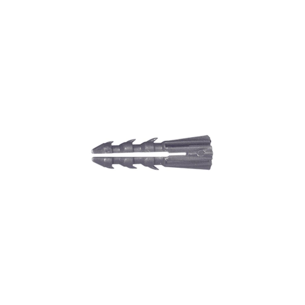 CRL 1/4" Plastic Screw Anchor Without Shoulder - 500 Pack - 1349