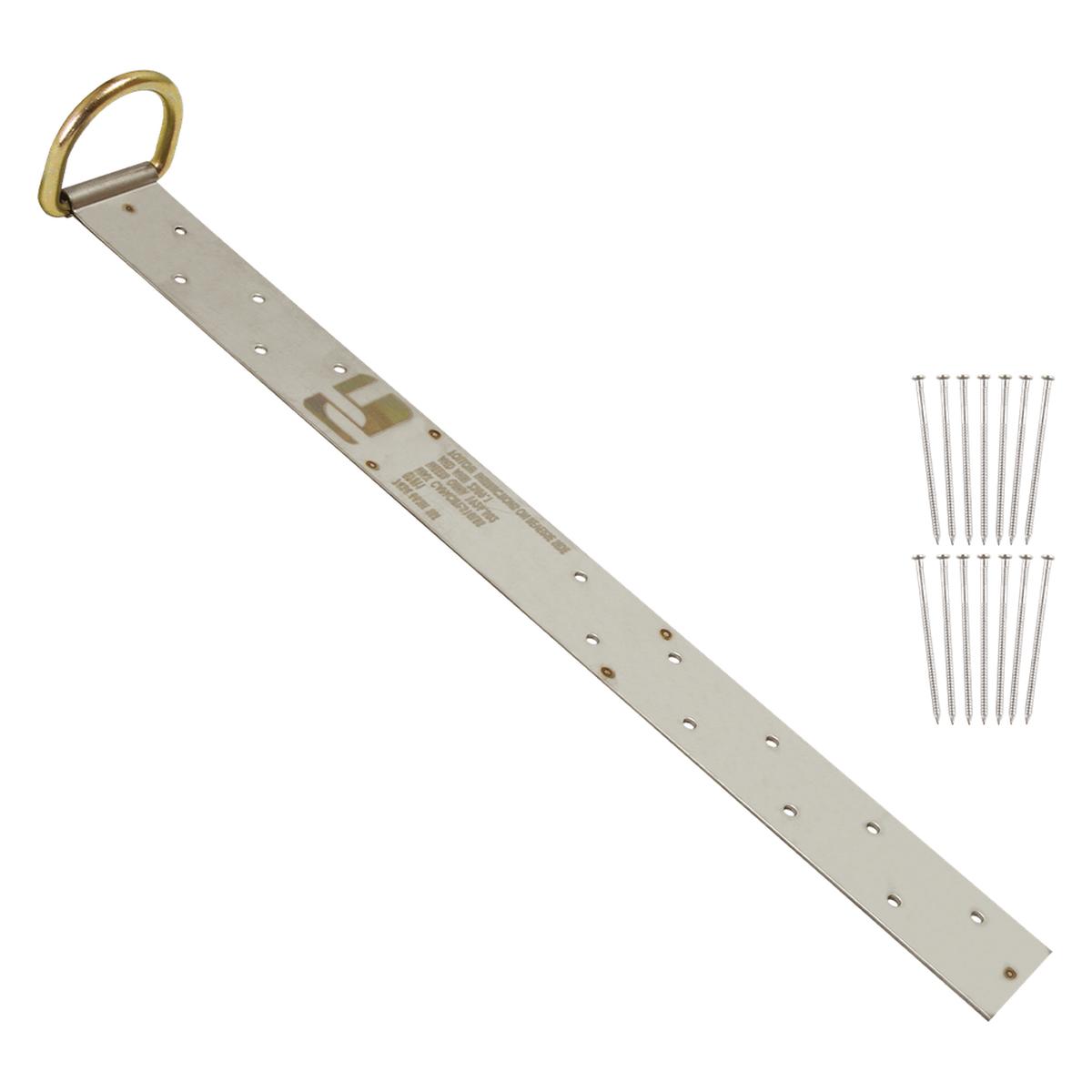 FallTech, 7434, Roof Anchor, 17 in, Permanent, Wood