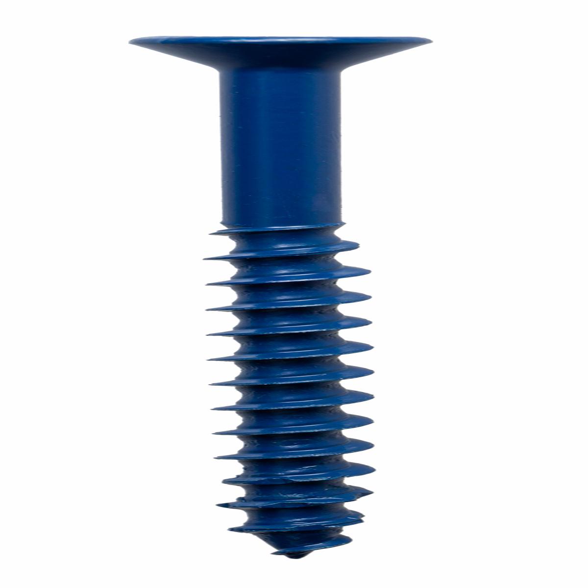 Simpson TNT18234TFC25 Titen Turbo 3/16 in. x 2-3/4 in. 6-Lobe Flat-Head Concrete and Masonry Screw, Blue