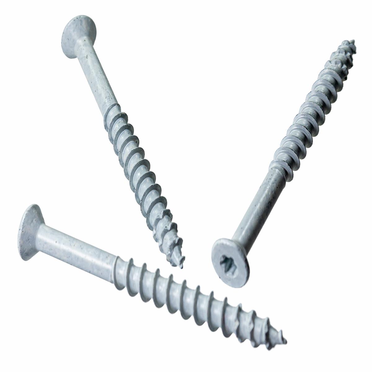 Simpson TNTW25234TTRB Titen Turbo 1/4 in. x 2-3/4 in. 6-Lobe Trim-Head Concrete and Masonry Screw, White