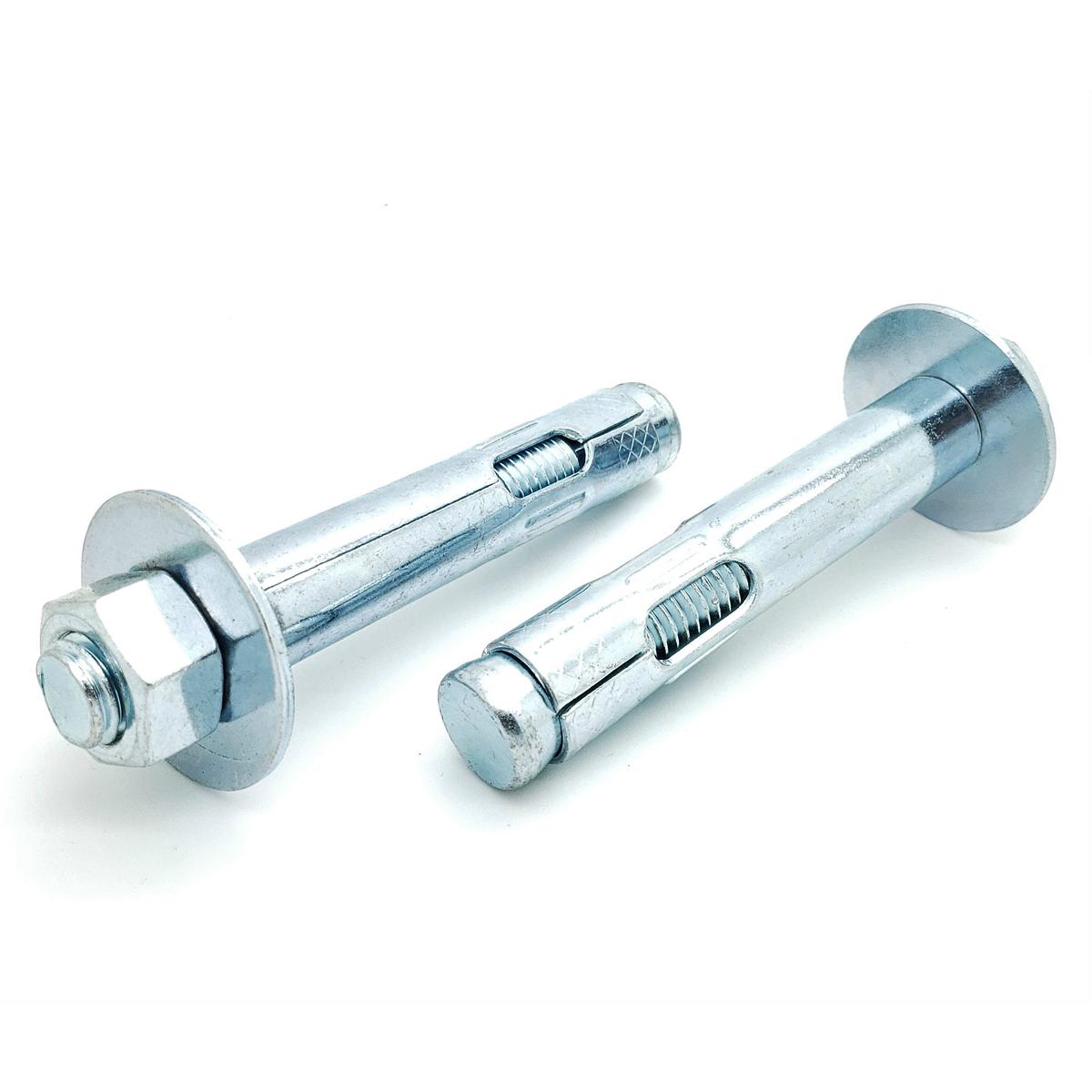 3/4" x 4-1/4" Zinc Plated Hex Nut Sleeve Anchor Bolts, 4 Qty (BCP997)
