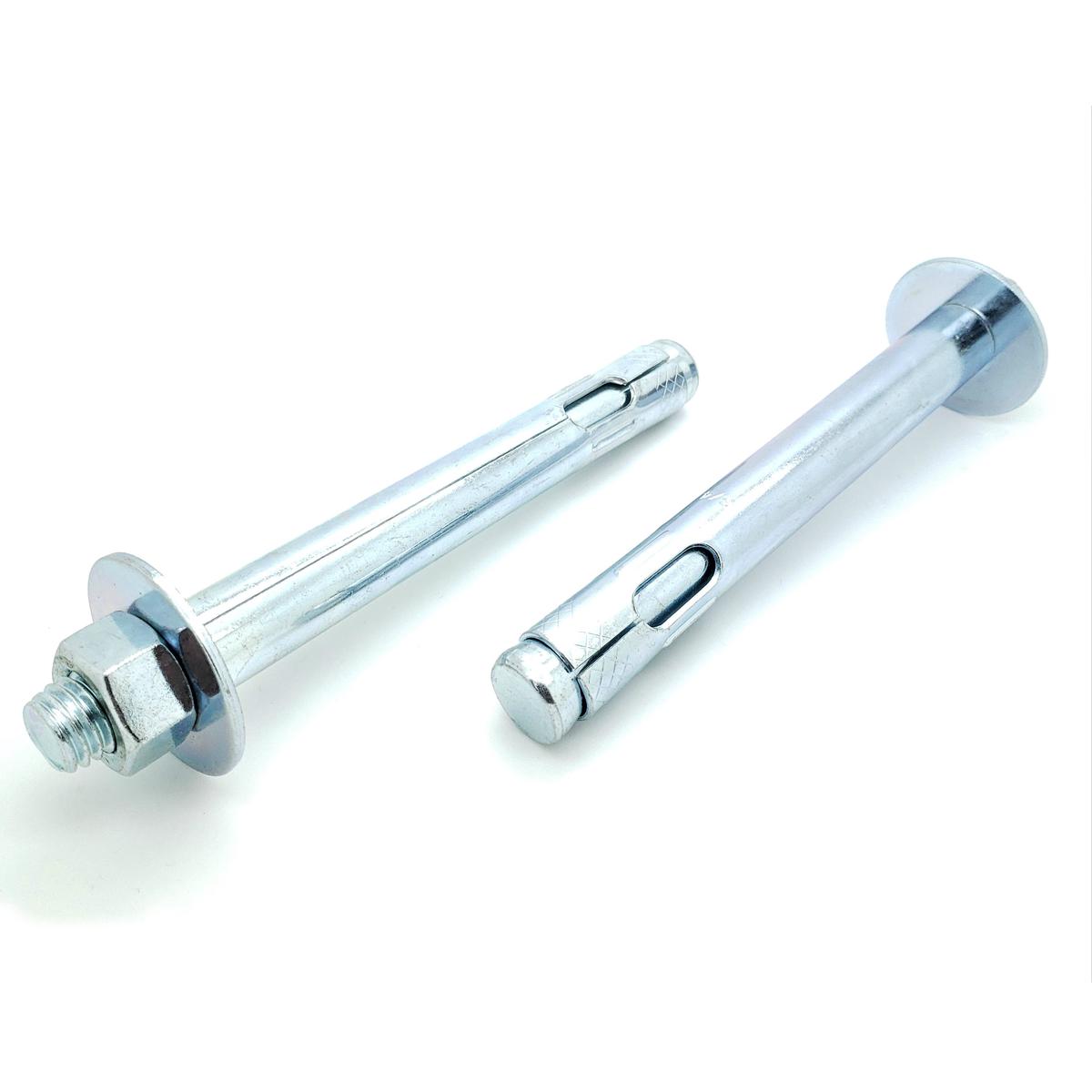 3/4" x 6-1/4" Zinc Plated Hex Nut Sleeve Anchor Bolts, 4 Qty (BCP998)
