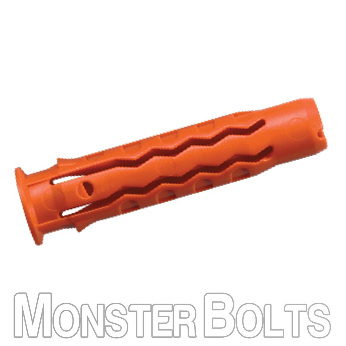Bulk Mungo MQ Quattro Nylon Plug Anchors  M6  30mm  Monster Bolts