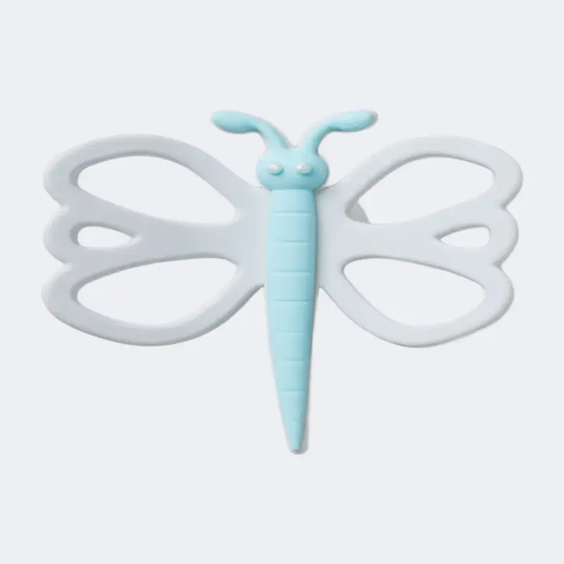 Crocs Blue Cut Out Dragon Fly Lifestyle Pins