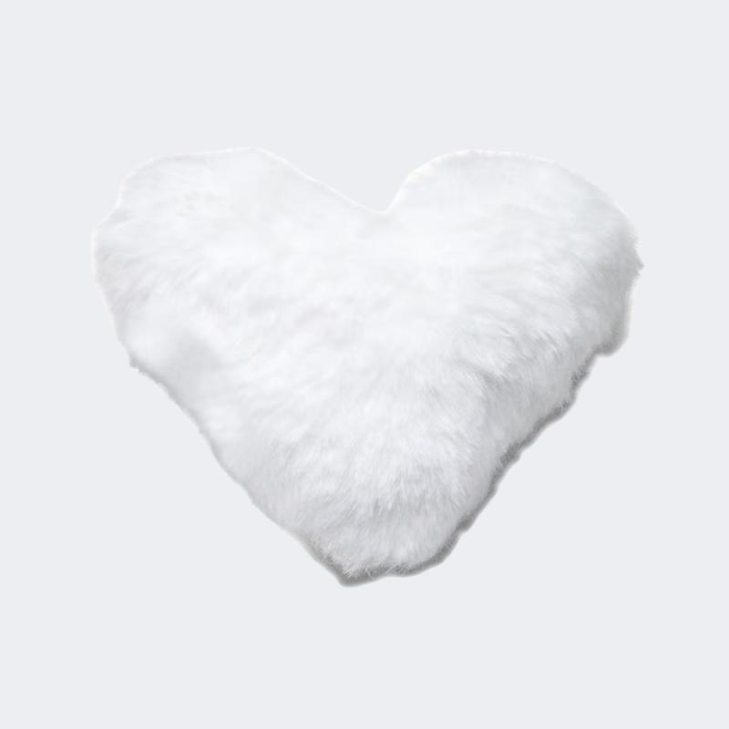 Crocs Fluffy Heart Unisex Lifestyle Pins White