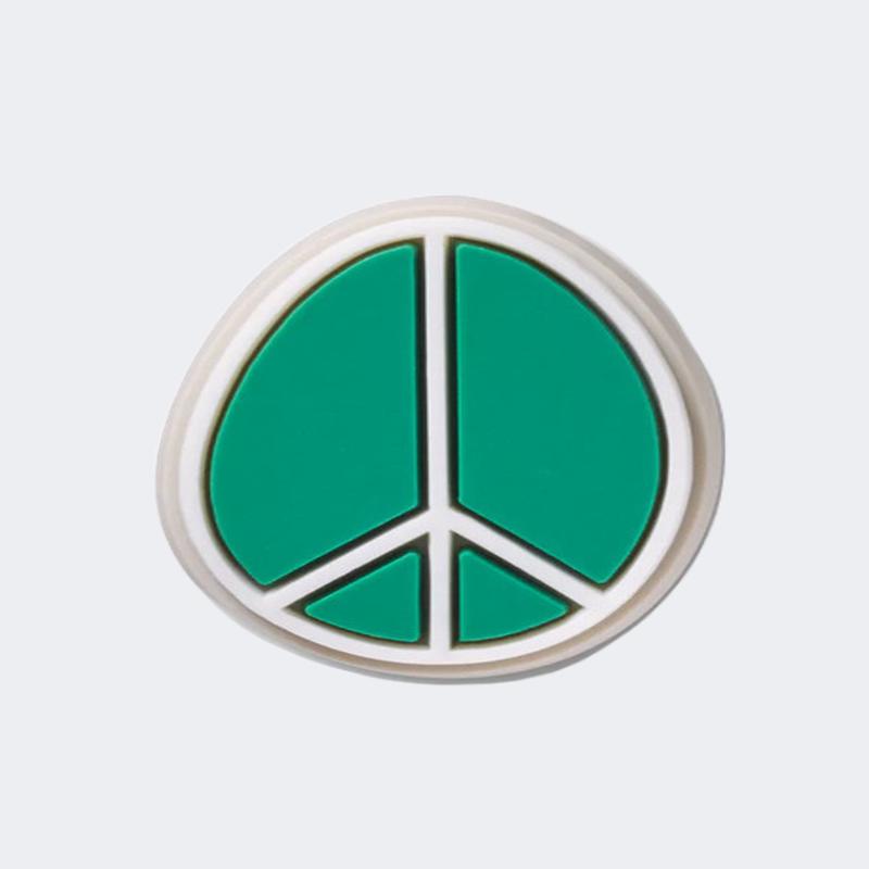 Crocs Peace Doodle Unisex Lifestyle Pins Green/White